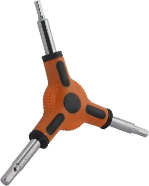 1-Pack Y Shape Bike Hex Wrench Bicycle Cycling Torque Spanner Internal Hex Key Combination Repair Tools 3 Way Allen Wrench 4mm 5mm 6mm