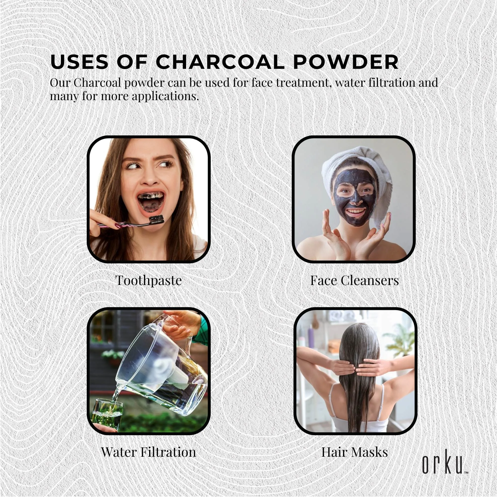 2.3Kg Activated Carbon Powder Coconut Charcoal Bucket - Teeth Whitening   Skin