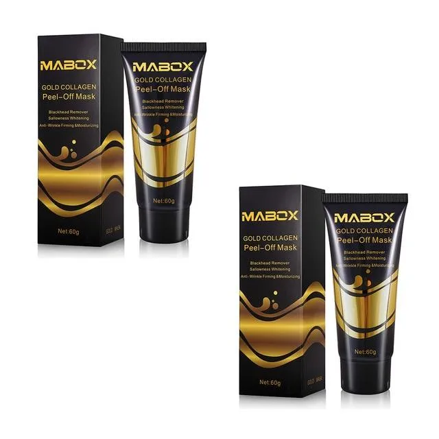 24K Gold Collagen Peel Off Mask -  Blackhead Remover and Deep Cleansing Peeling Mask