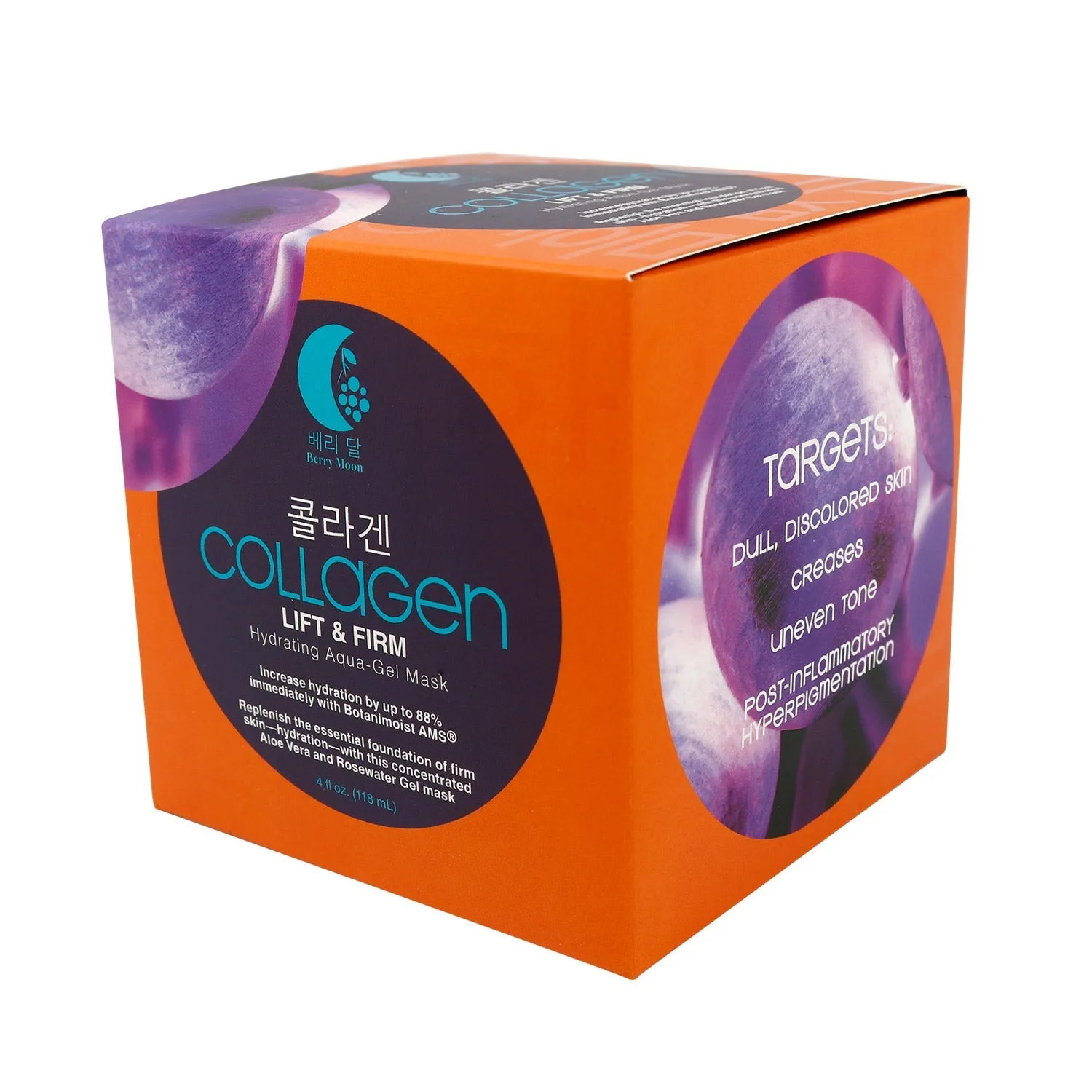 Berry Moon Collagen Lift and Firm Hydrating Aqua Gel Mask 4oz