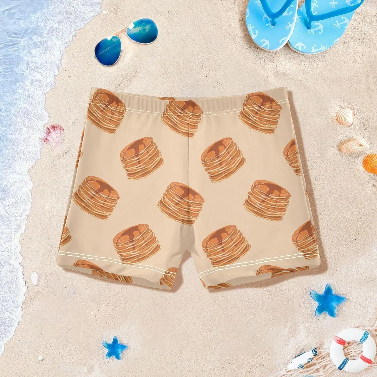 Boys Swim Trunks Toddler Swim Shorts Ice Cream Boys Bathing Suit Swimsuit for Kids 3-10T
