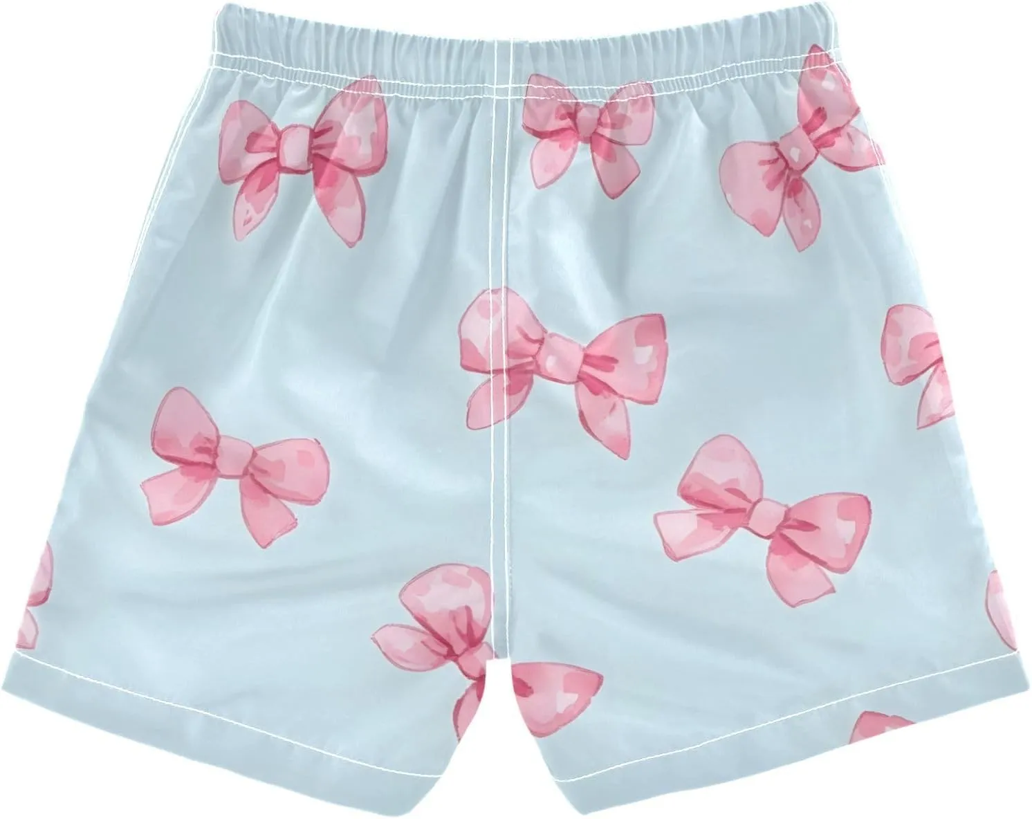 Boys Swim Trunks with Boxer Brief Liner, Ice Cream Cone Boys Swimwear Quick Dry Bathing Suit Toddler Swim Trunks