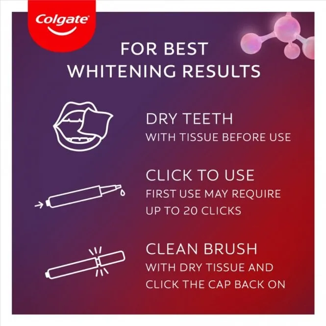 Colgate Optic White Overnight Whitening Pen Duo 2 x 2.35ml
