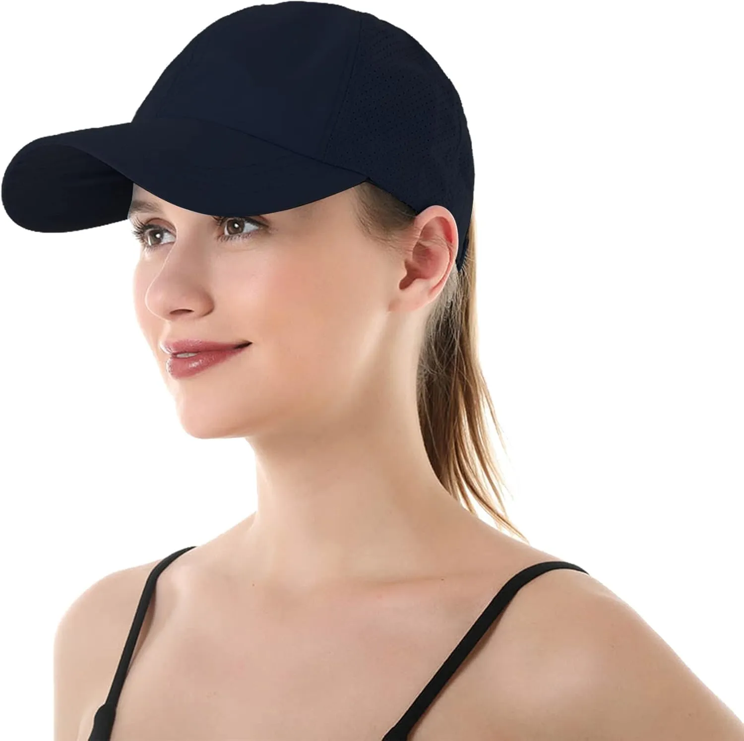 DOOVID Baseball Cap Women Summer Mesh Sports Cap Criss Cross Ponytail Baseball Hat