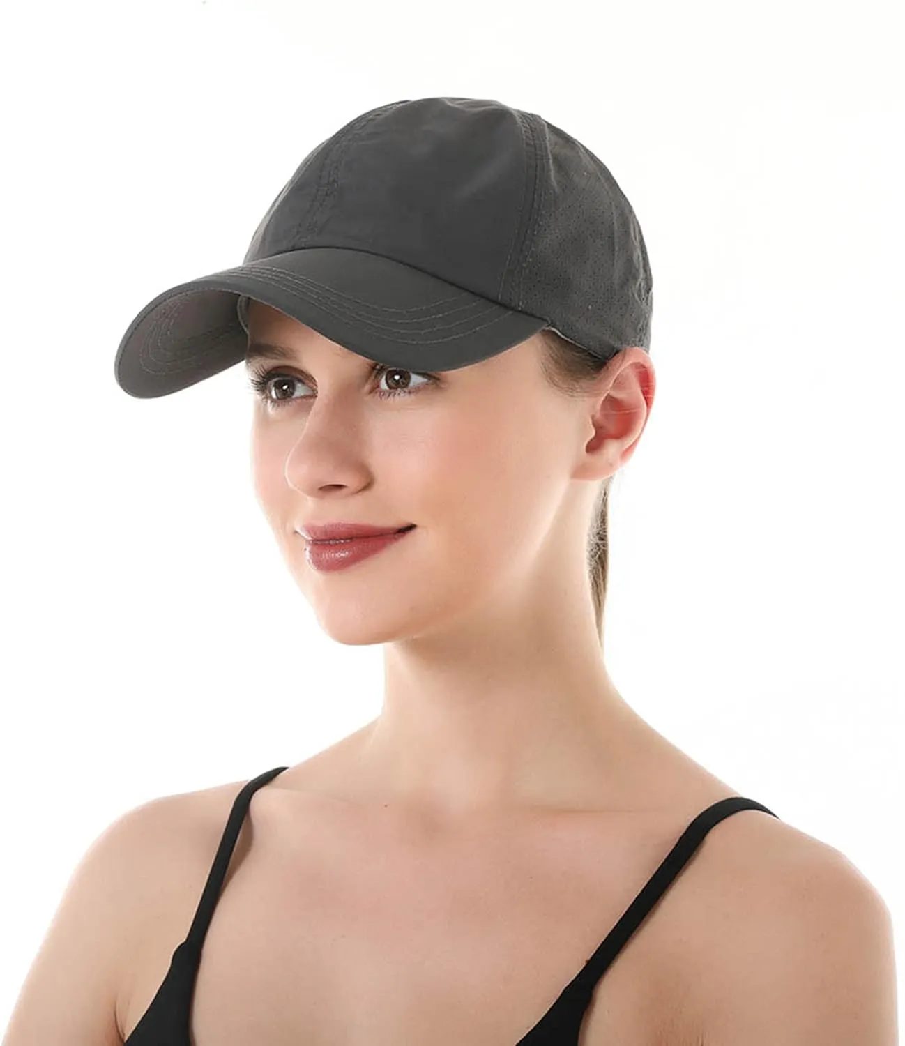 DOOVID Baseball Cap Women Summer Mesh Sports Cap Criss Cross Ponytail Baseball Hat