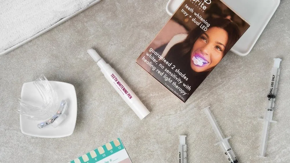 Dual LED Teeth Whitening System