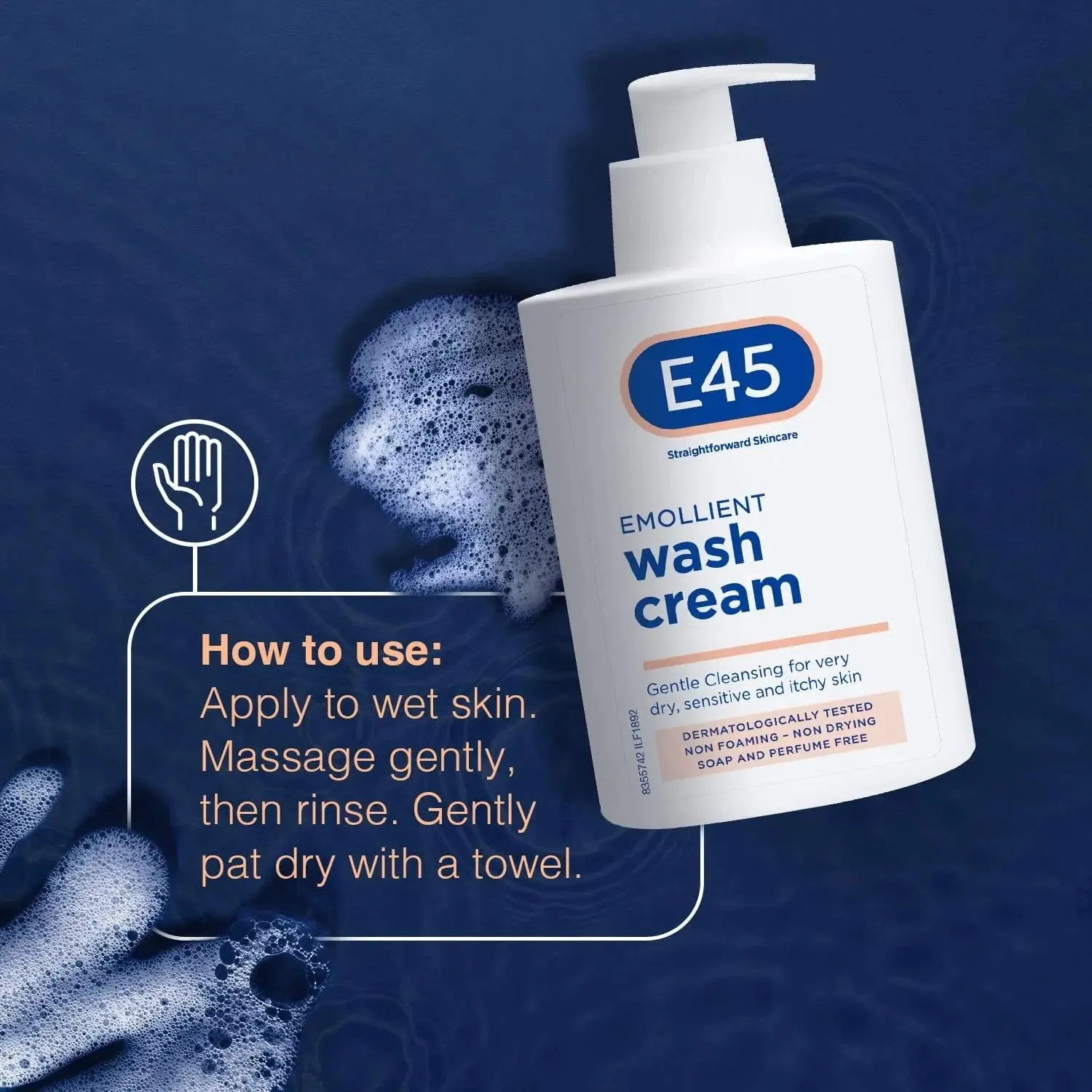 E45 Emollient Wash Cream -250ml