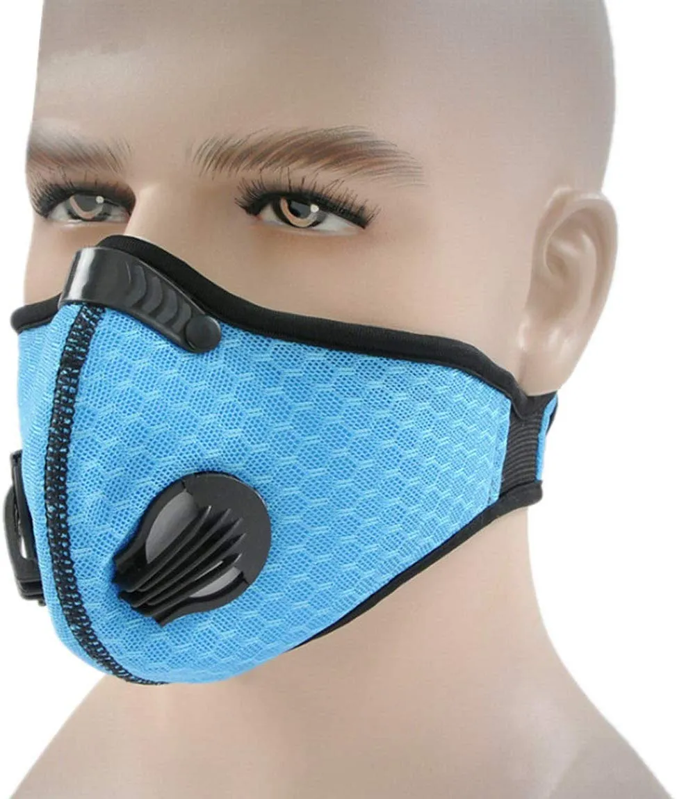 Electomania Breathe Pure Breathe Healthy Carbon Activated Dual Filter Technology Anti Pollution, Smog, Smoke, Dust, Germs, PM 2.5 Particle Face Mask