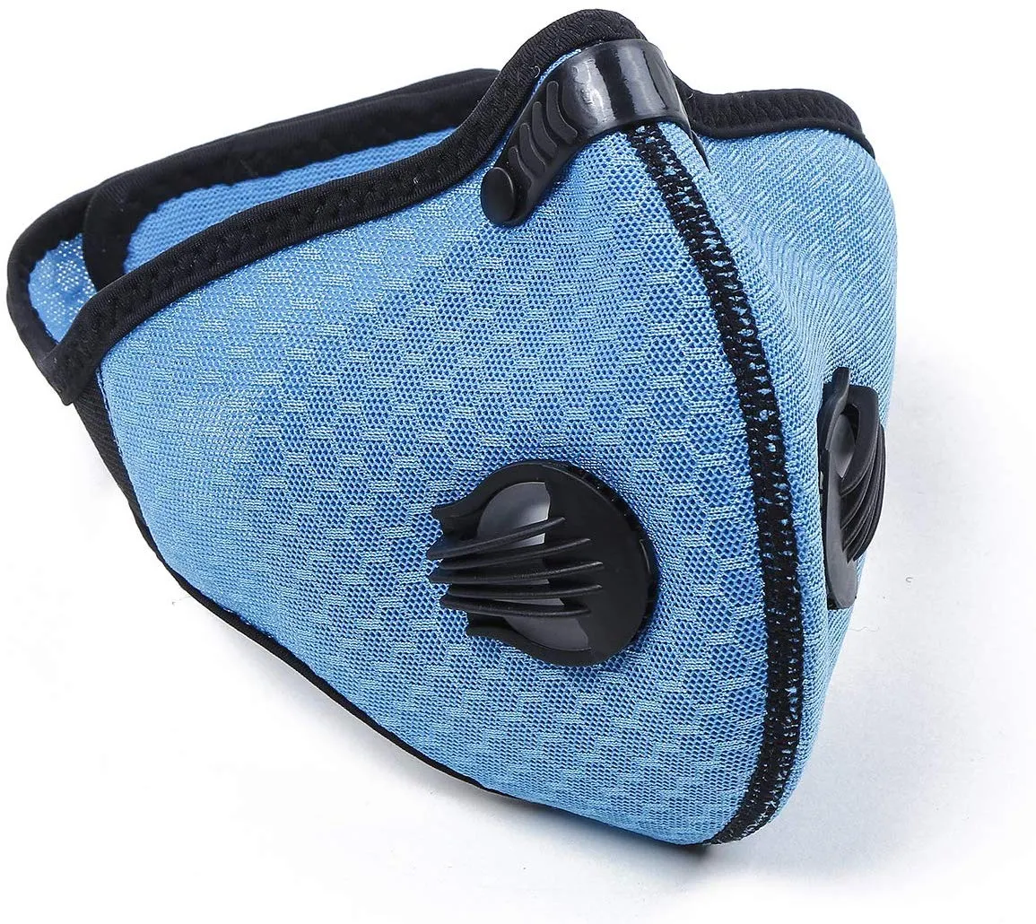 Electomania Breathe Pure Breathe Healthy Carbon Activated Dual Filter Technology Anti Pollution, Smog, Smoke, Dust, Germs, PM 2.5 Particle Face Mask