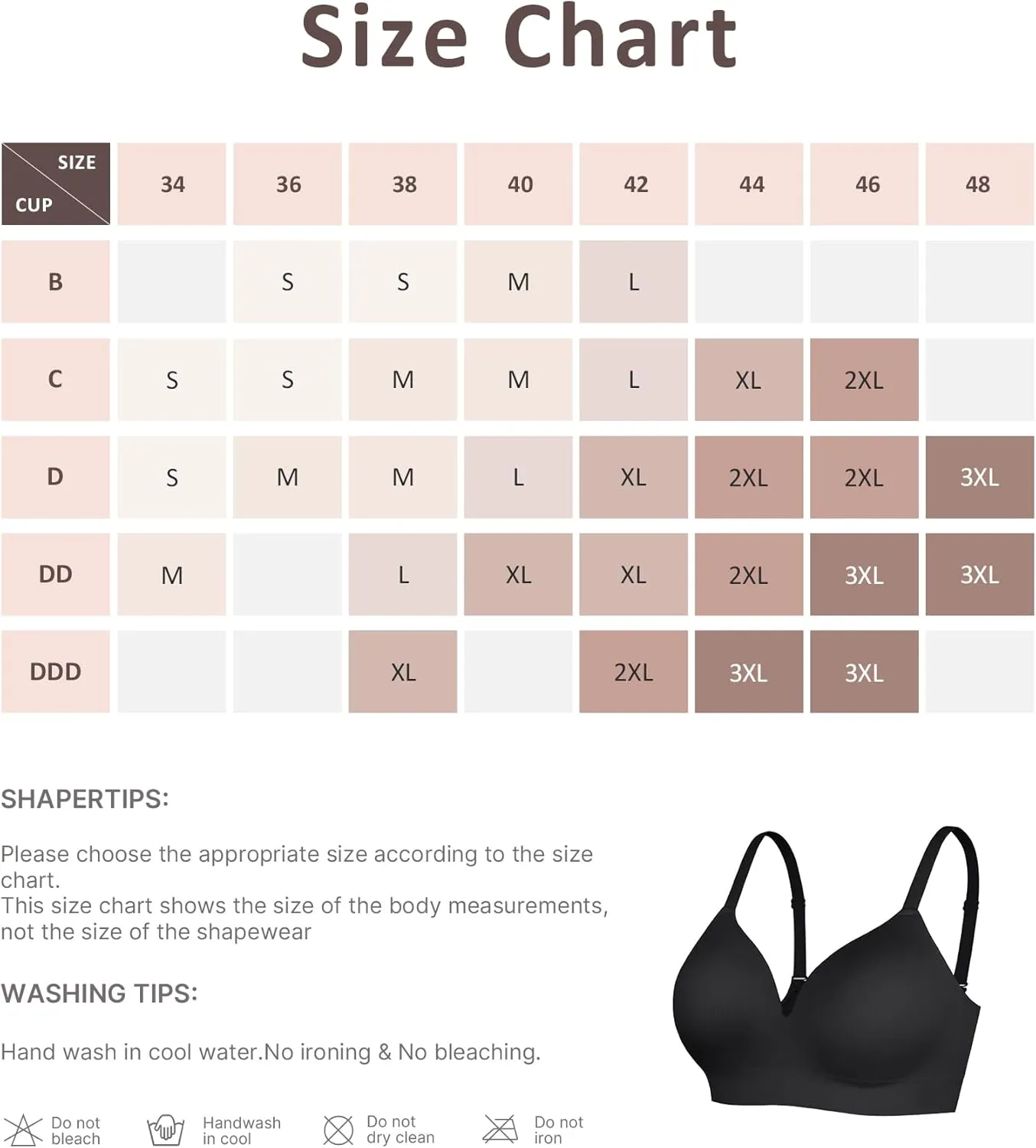 FeelinGirl Wireless Supportive Bra for Women, Seamless Comfort Bralettes No Underwire Full Coverage Everyday Bras