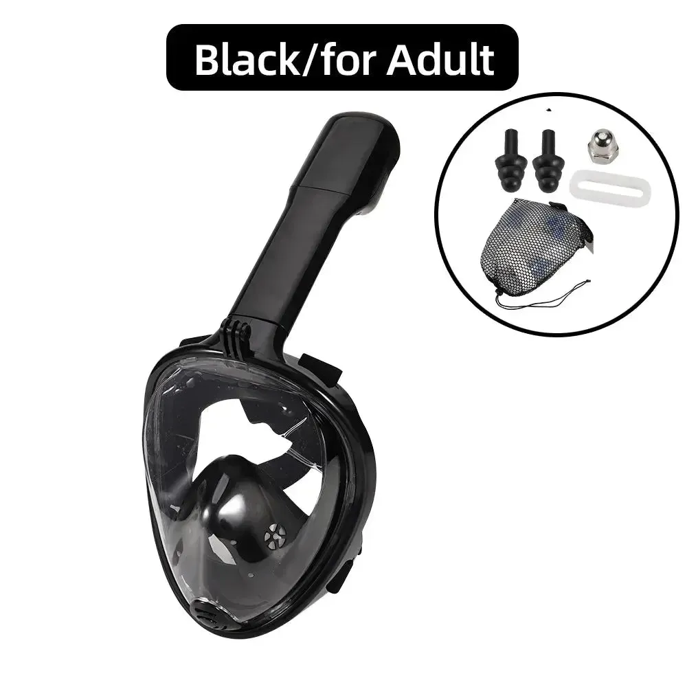 Full Face Snorkel Mask Easybreath Snorkeling Anti-Fog Anti-Leak