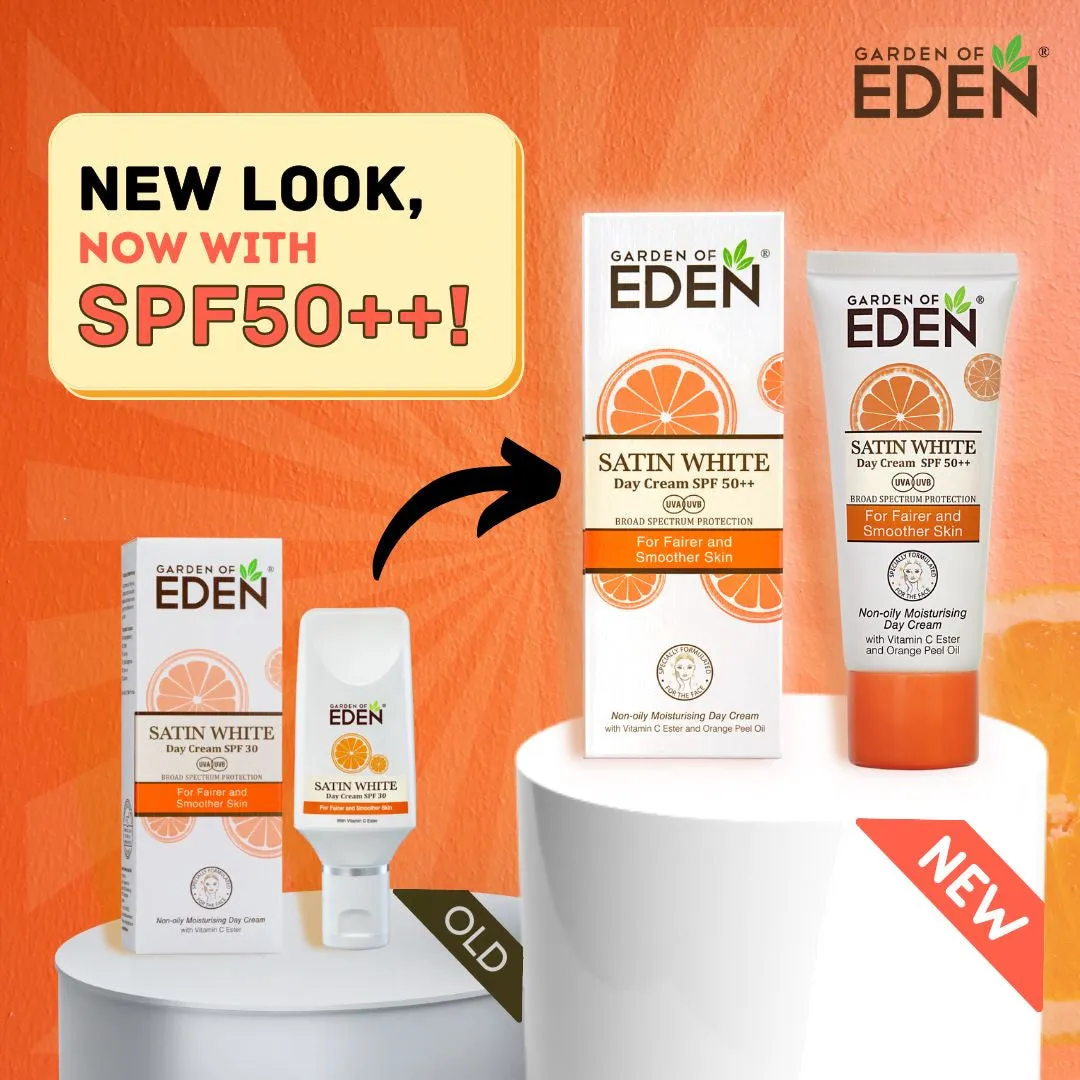 Garden Of Eden Satin White Day Cream SPF50 40g