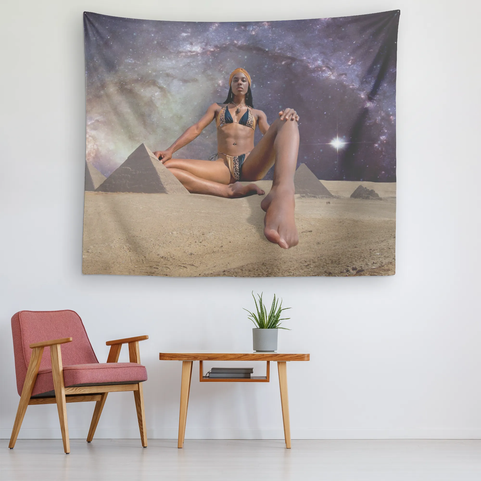 Get a custom 80" x 68" Tapestry Like Warrior Goddess Miss Wicks