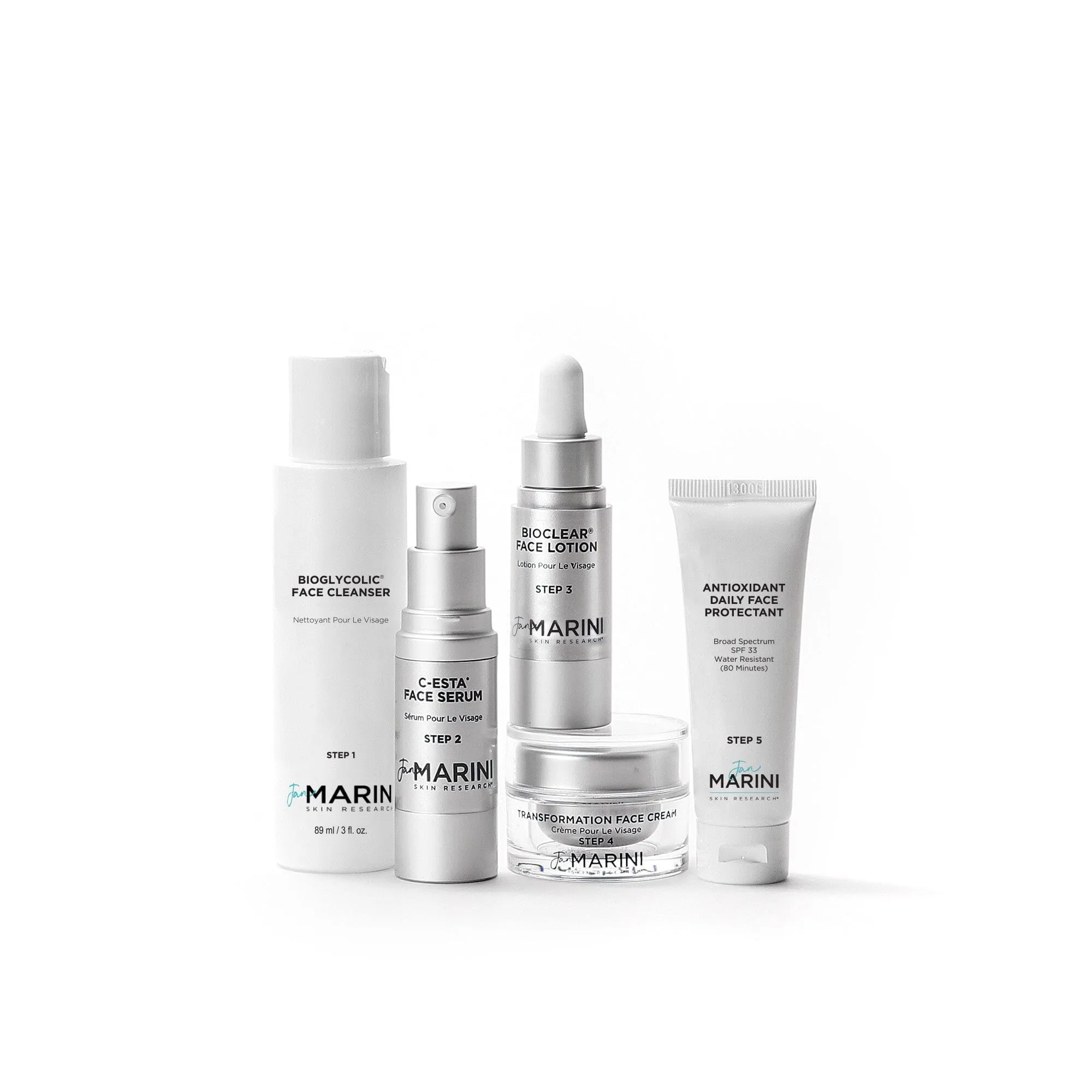 Jan Marini Starter Skincare Management System-Normal/Combination with Antioxidant Daily Face Protectant SPF 33