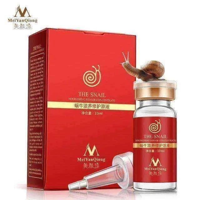 Korean Snail Extract 3PCS White Serum Vitamin C Skin Care Face Cream Rejuvenation Beauty Hyaluronic Acid Ampoules Anti Acne