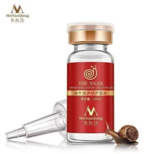 Korean Snail Extract 3PCS White Serum Vitamin C Skin Care Face Cream Rejuvenation Beauty Hyaluronic Acid Ampoules Anti Acne