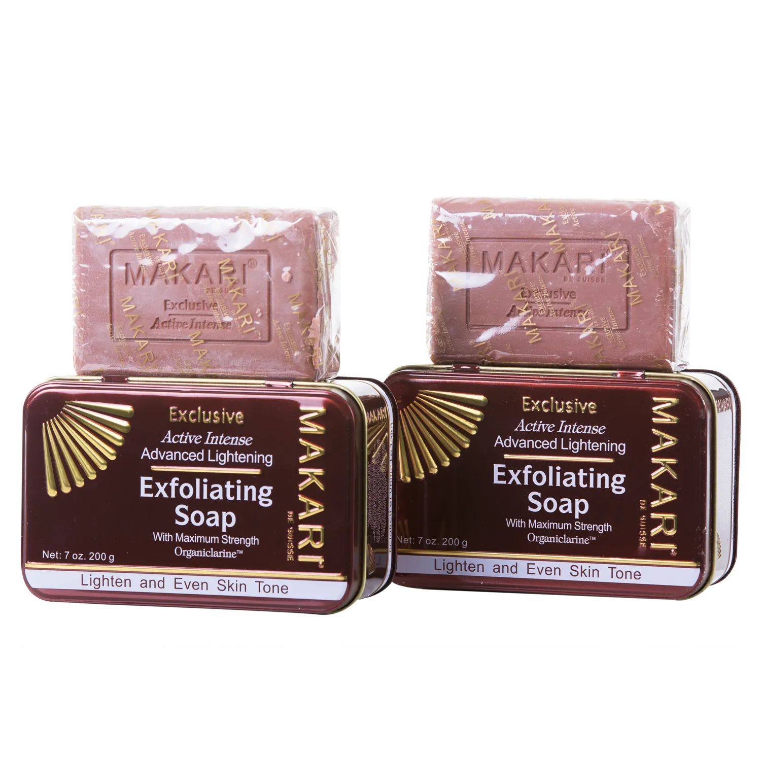MAKARI EXCLUSIVE - TONING  EXFOLIATING SOAP Lightens. Clarifies. Unifies tone.