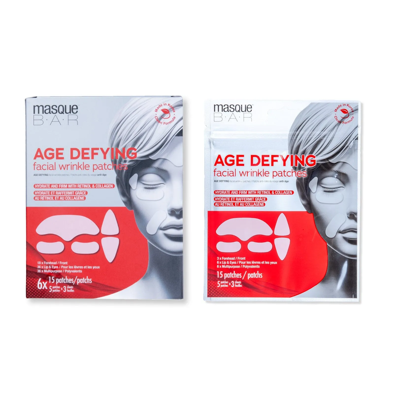 Masque Bar Age Defying Facial Wrinkle Patches