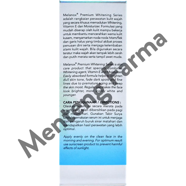 Melanox Premium Whitening Serum 15 ML - Serum Pemutih Wajah