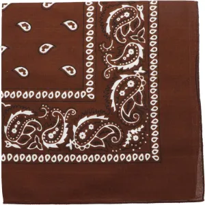 Motique Accessories 22 Inch Cotton Paisley Bandana