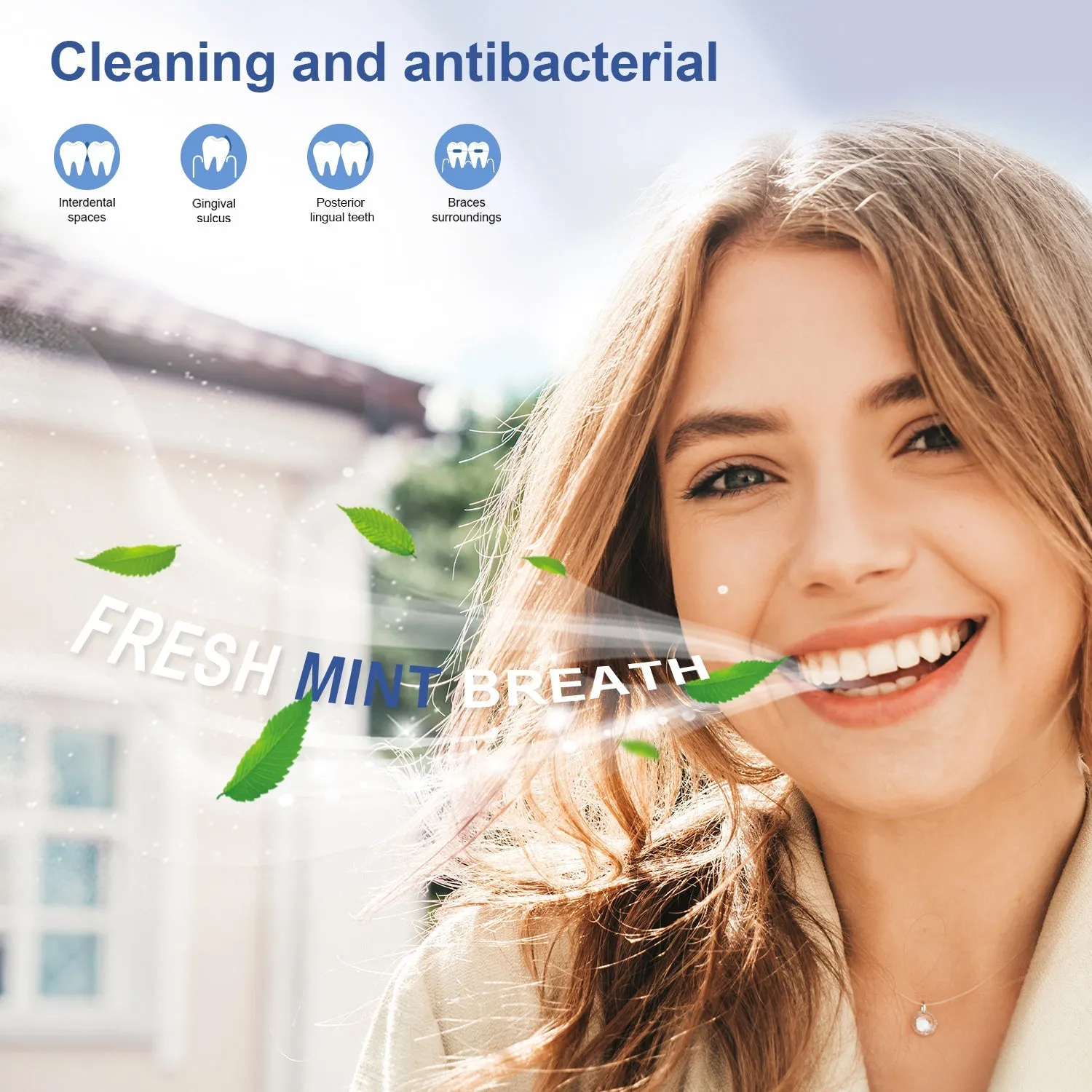 Original Teeth Whitening Kit with Portable Mouthwash Bundle