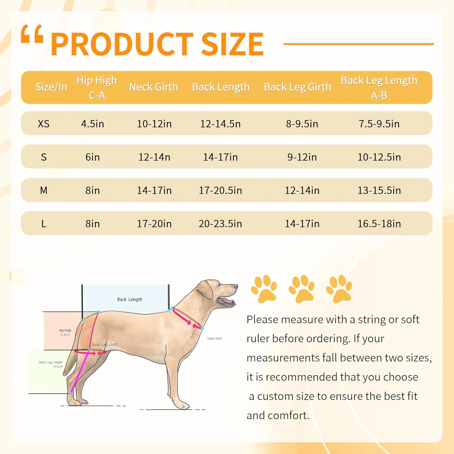 Rear Leg Recovery Sleeve, Comfortable, Bite-Resistant, Breathable, Wound Protection, Cone Collar Alternative, S
