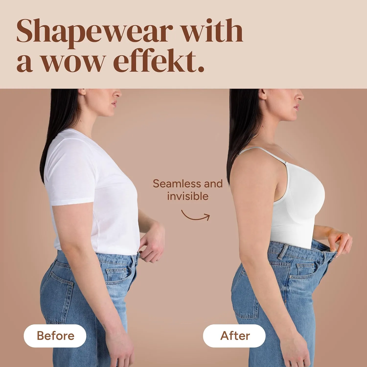 Shapewear Snatched for Women, Tummy Control Bodysuit for Maximum Shaping Effect, Elastic & Skin-Friendly Body Shaper