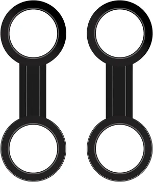SIXQJZML 2 Pieces Scuba Diving Dive Snorkeling Silicone Snorkel Mask Strap Keeper Holder Clip Retainer Attachment Gear Spare Part Accessories