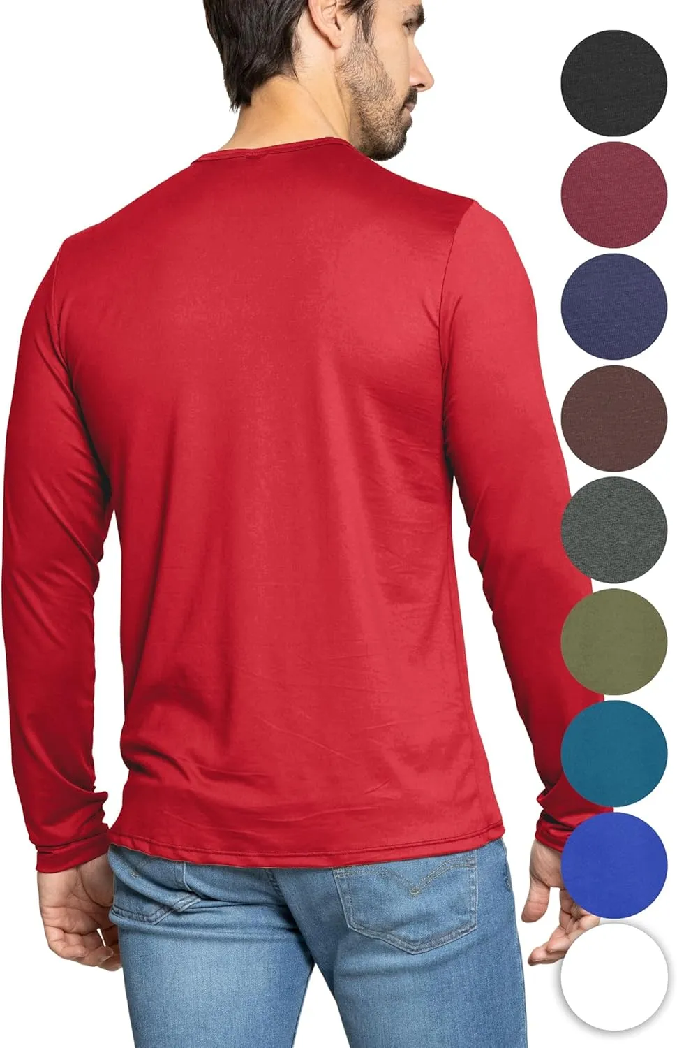 STRETCH IS COMFORT Boy's and Men's Oh So Soft Long Sleeve Top | Youth S-Adult 3X