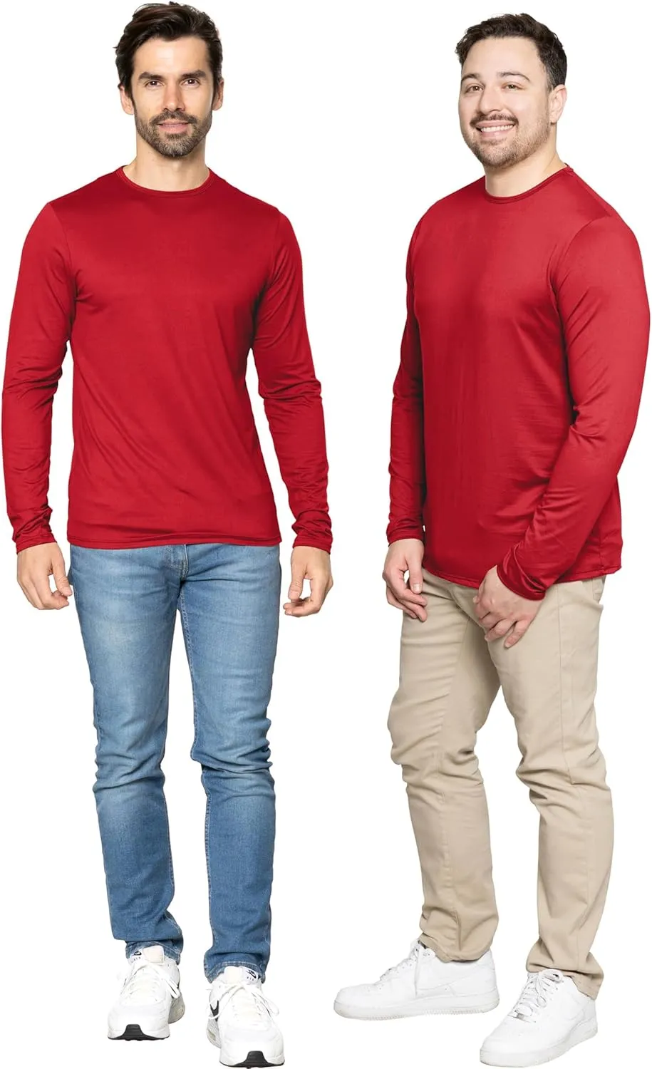 STRETCH IS COMFORT Boy's and Men's Oh So Soft Long Sleeve Top | Youth S-Adult 3X