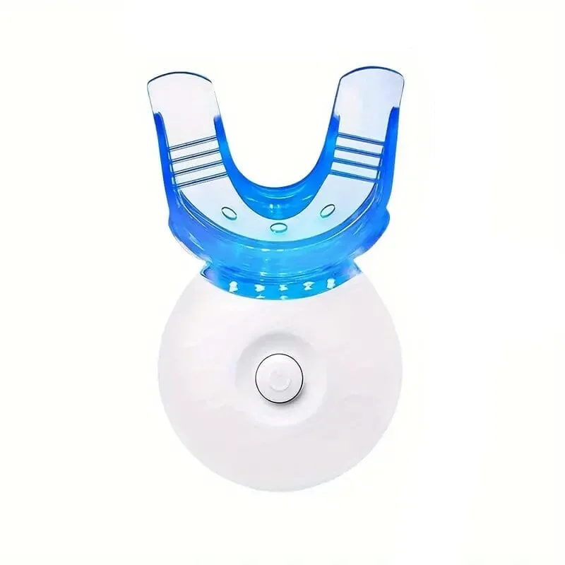Teeth Whitening Gel Kit with 6 Teeth Cleaning Gel   2 Dental Trays   Cleaning Led Light