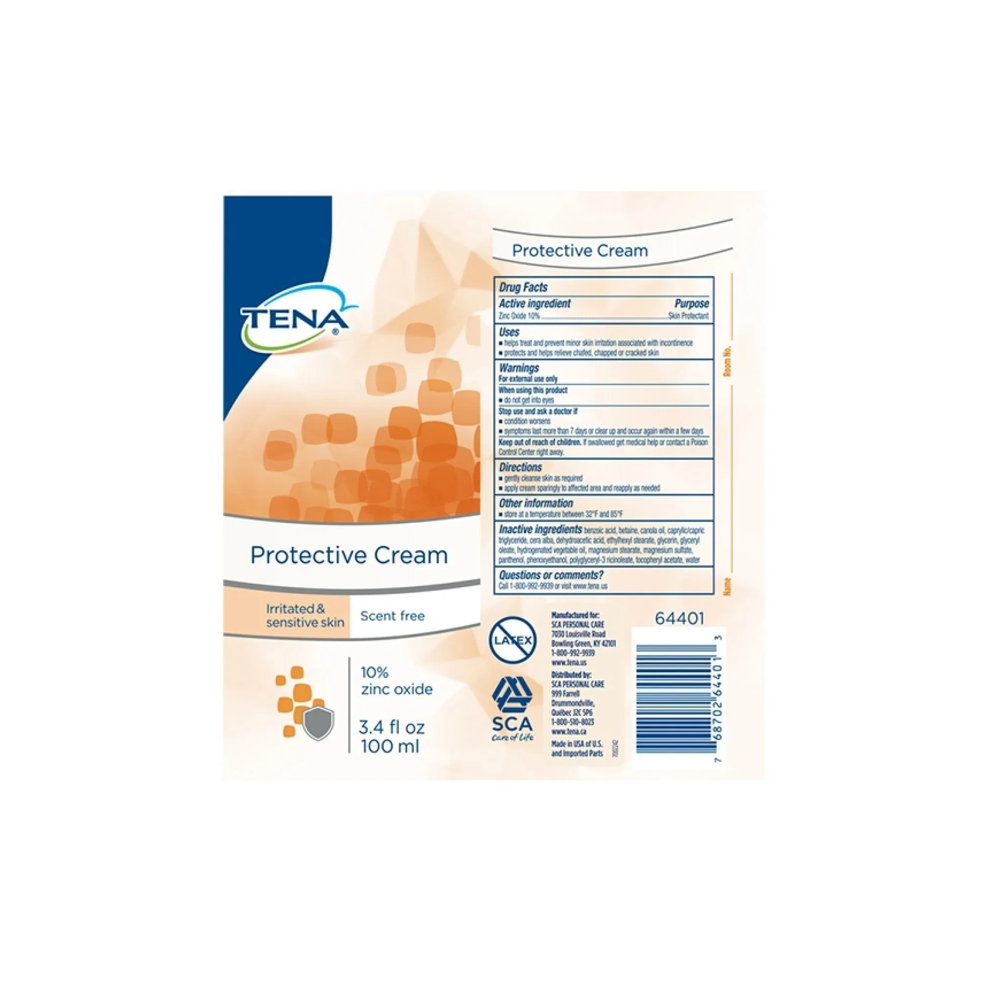 Tena® Skin Protectant, 3.4 oz Tube